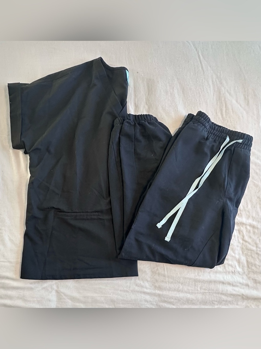 Liv & Rosie medical scrub set for women  - Black from Garde Malade